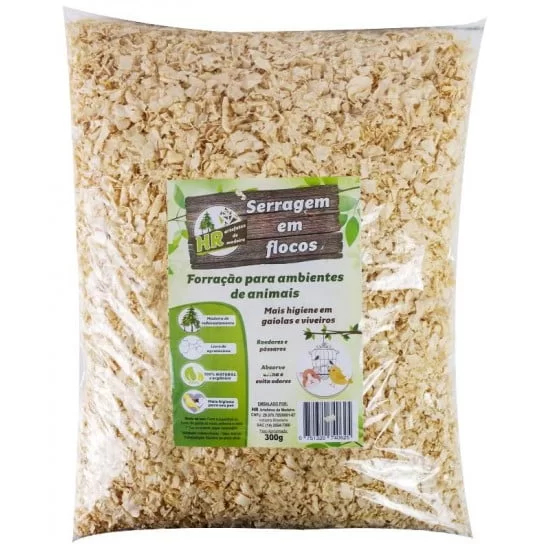 Serragem Para Hamster Coelhos Galinhas 300g Pop HR