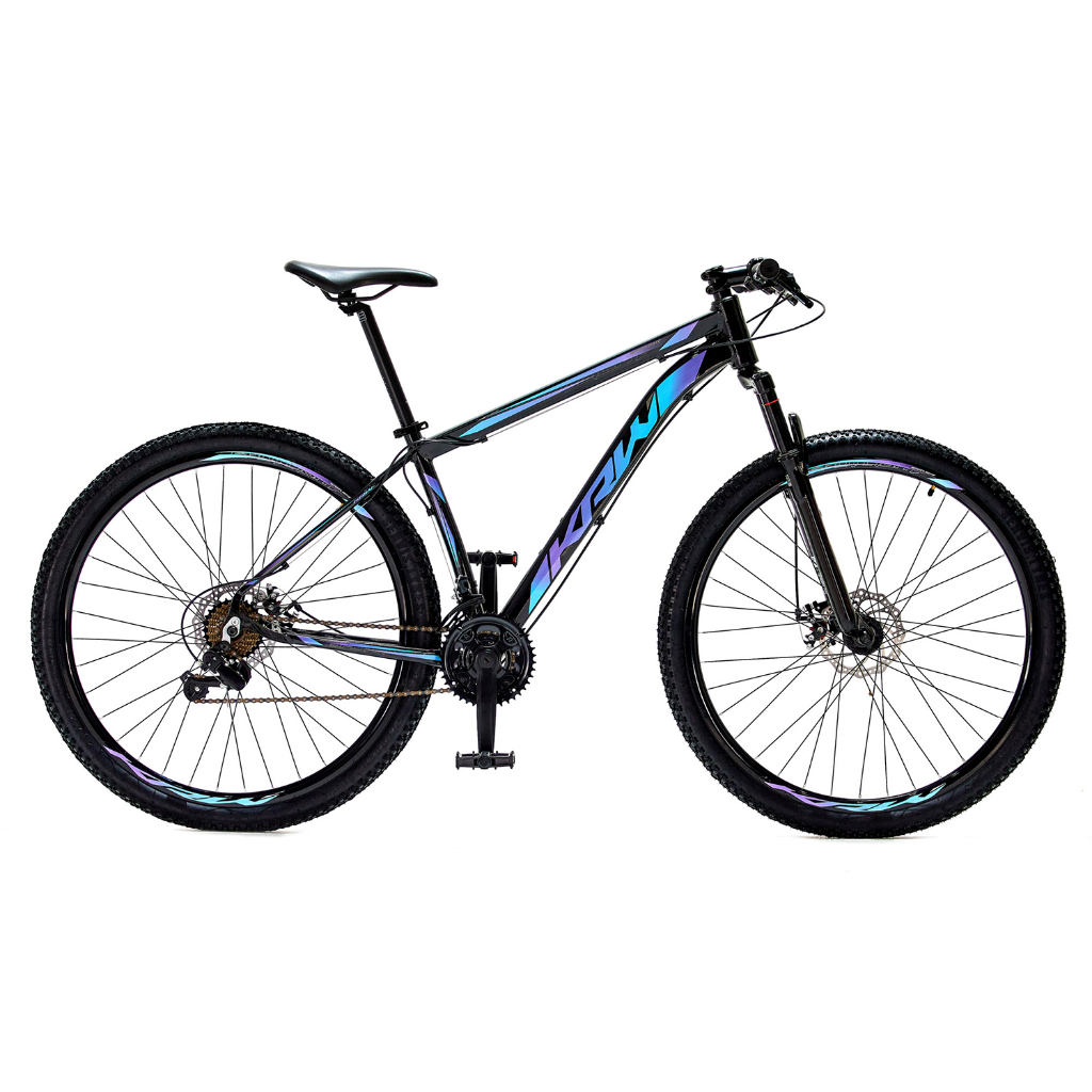 Bicicleta Aro 29 KRW Spotlight Alumínio 27 Vel Freio a Disco Hidráulico SX41 em Oferta na Shopee