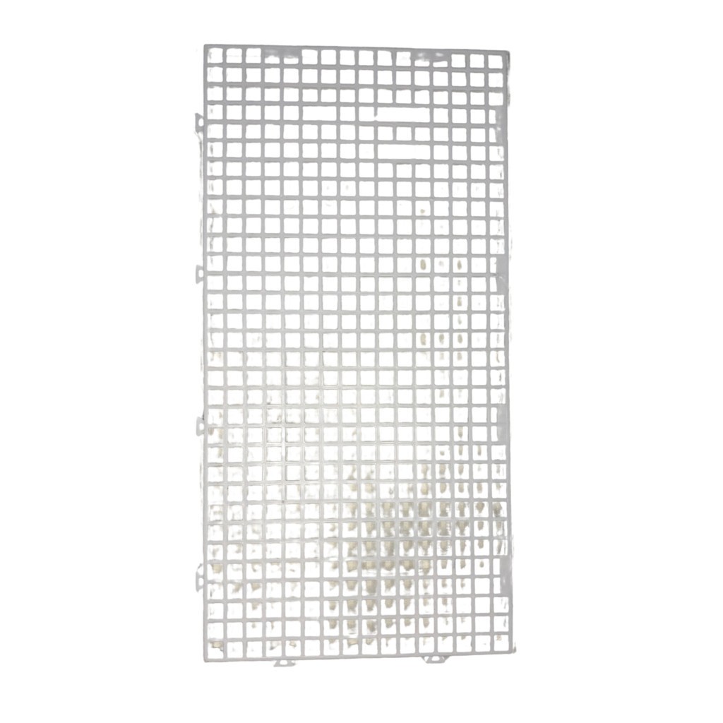 Palete Estrado Pallet Deck Tapete Piso Plástico Branco 2,5x25x50 cm