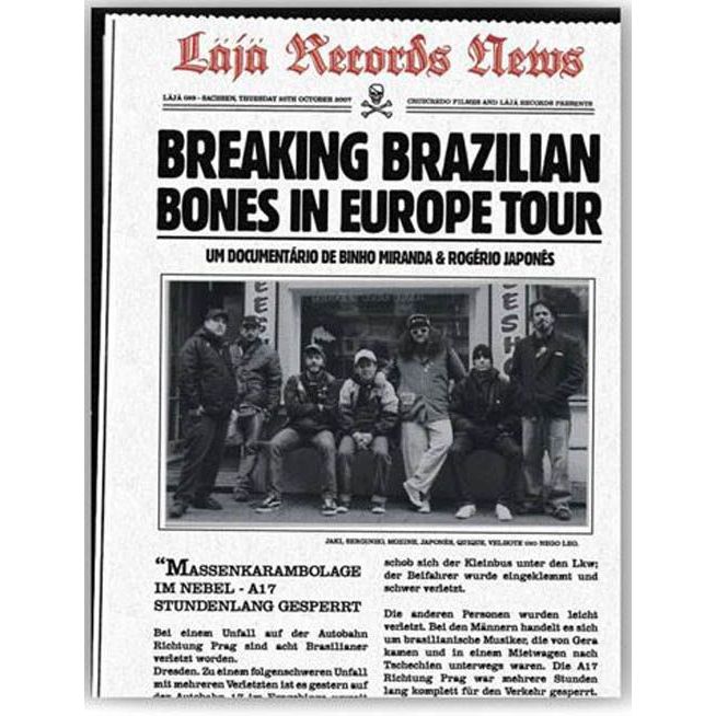 DVD LEPTOSPIROSE X MERDA - BREAKING BRASILIAN BONES IN EUROPE TOUR (LAJA RECORDS / HARDCORE)