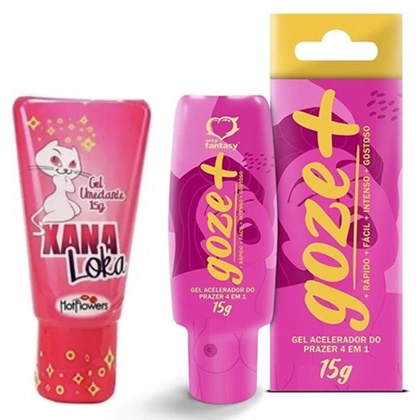 Lubrificante Intimo Feminino Xana Loka + Goze+ Acelerador do Prazer Produtos Eróticos Para Mulheres em Oferta na Shopee