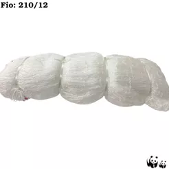 Rede de Pesca Nylon Pano Multifilamento 100 metros Fio: 210/12