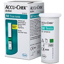 Tiras Accu-chek Active Caixa Com 50 Unidades