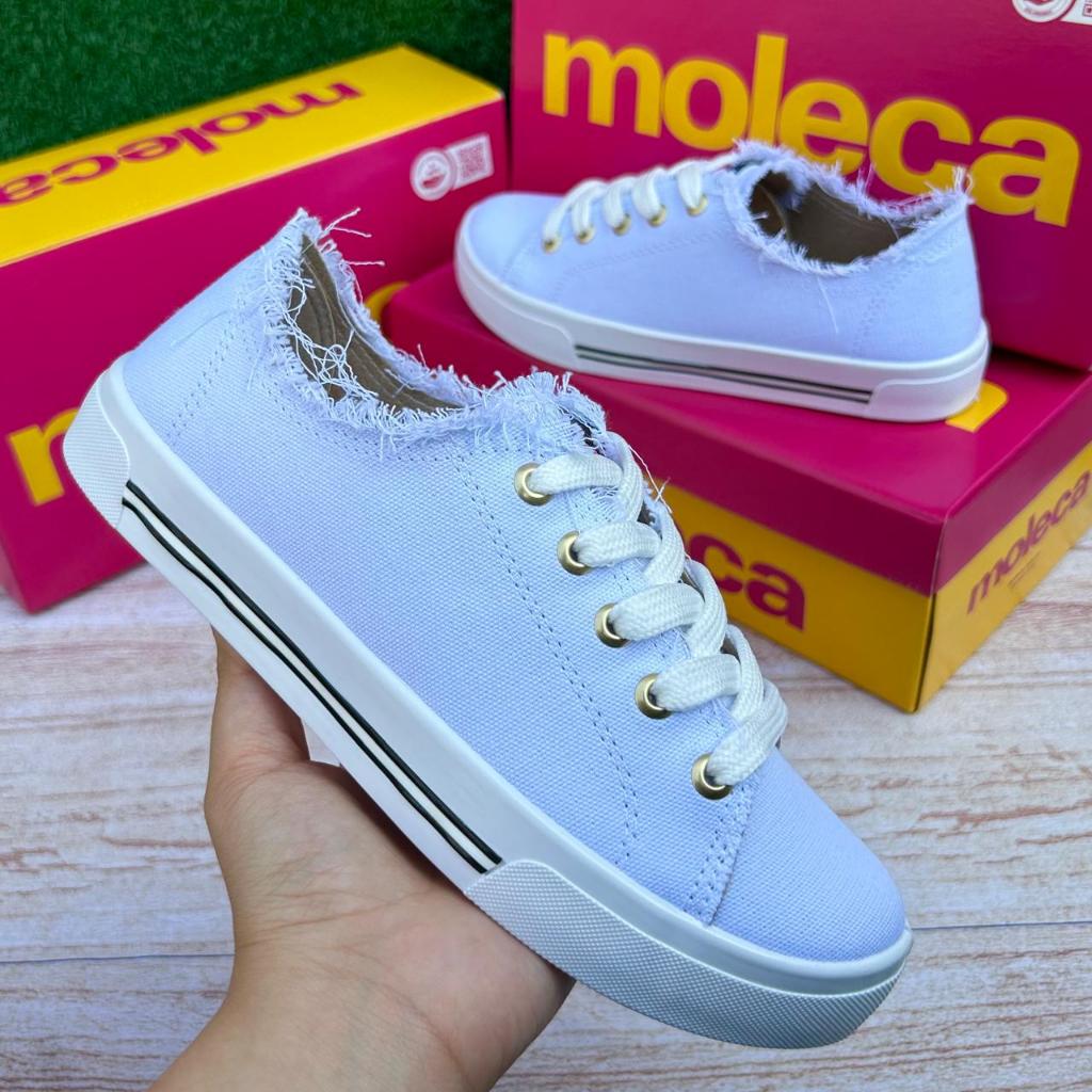 Tênis Moleca Desfiado Casual Feminino Lançamento Moda