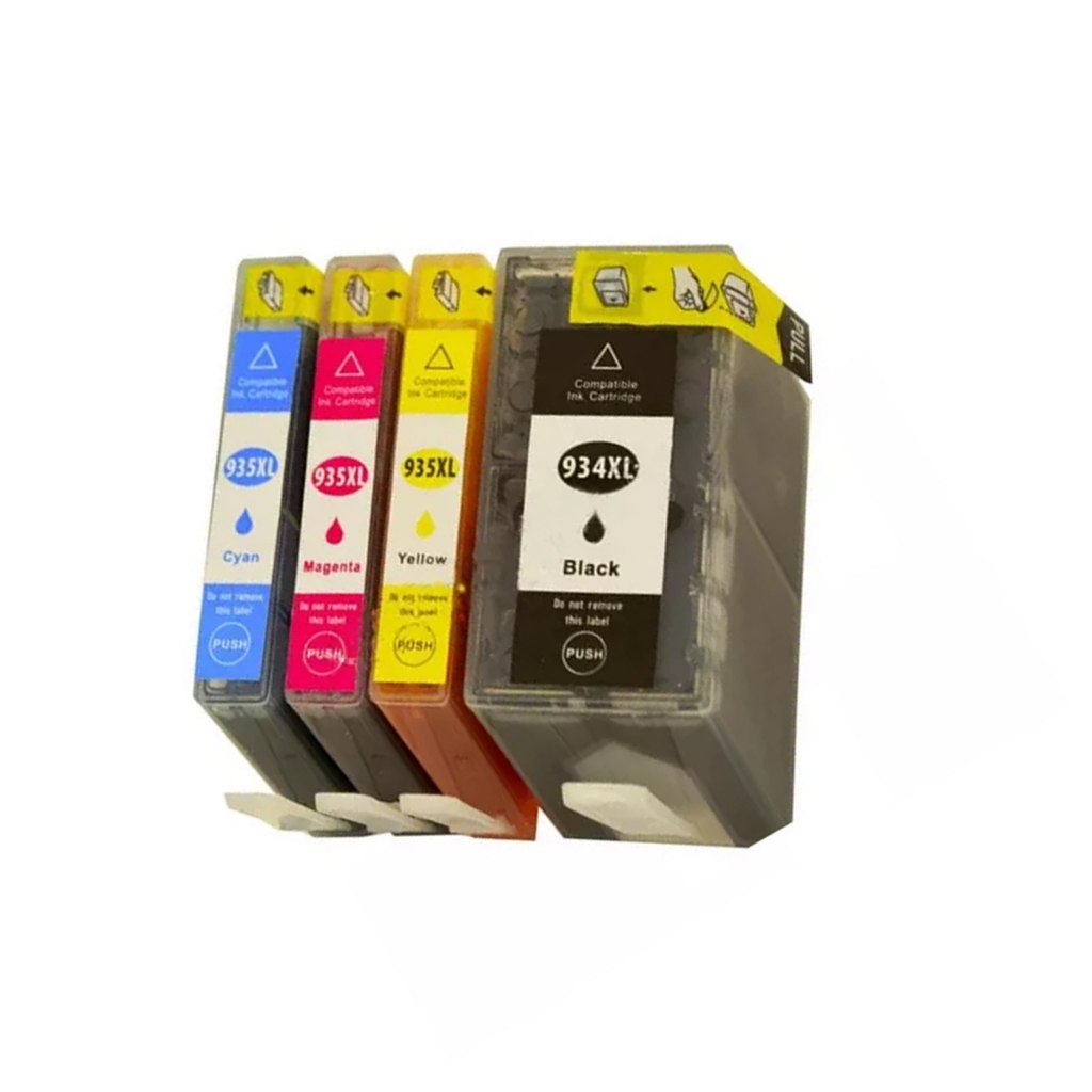 Kit 4 Cartucho Compatível Com 934xl 935xl 6230 6830 934 935 Colorido
