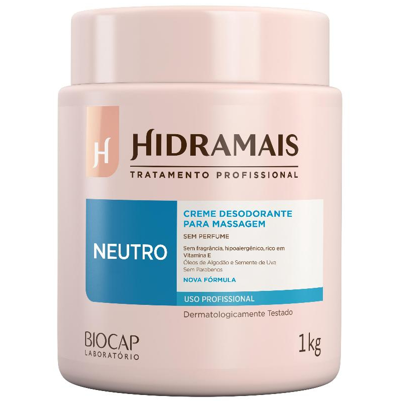 Hidramais Creme Massagem Neutro 1kg