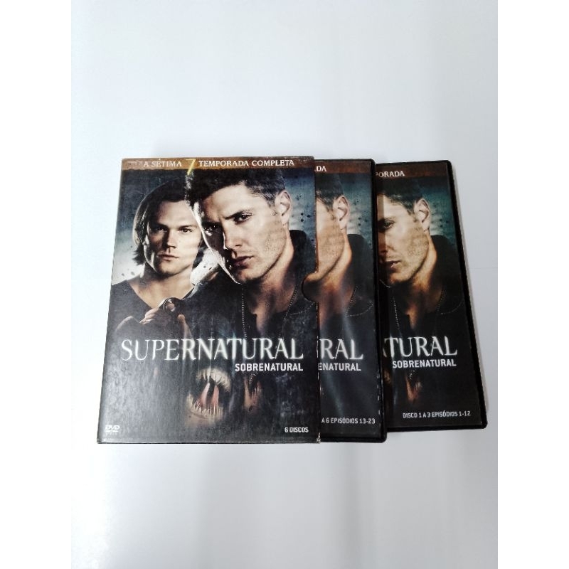 Box dvds Supernatural Sétima temporada