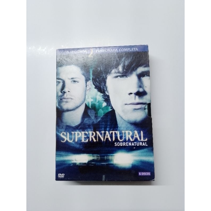 Box dvds Supernatural segunda temporada