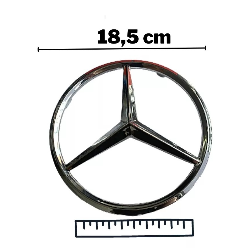 Emblema Estrela Grade Sprinter 311 313 413 Cromado 2005 a 2011