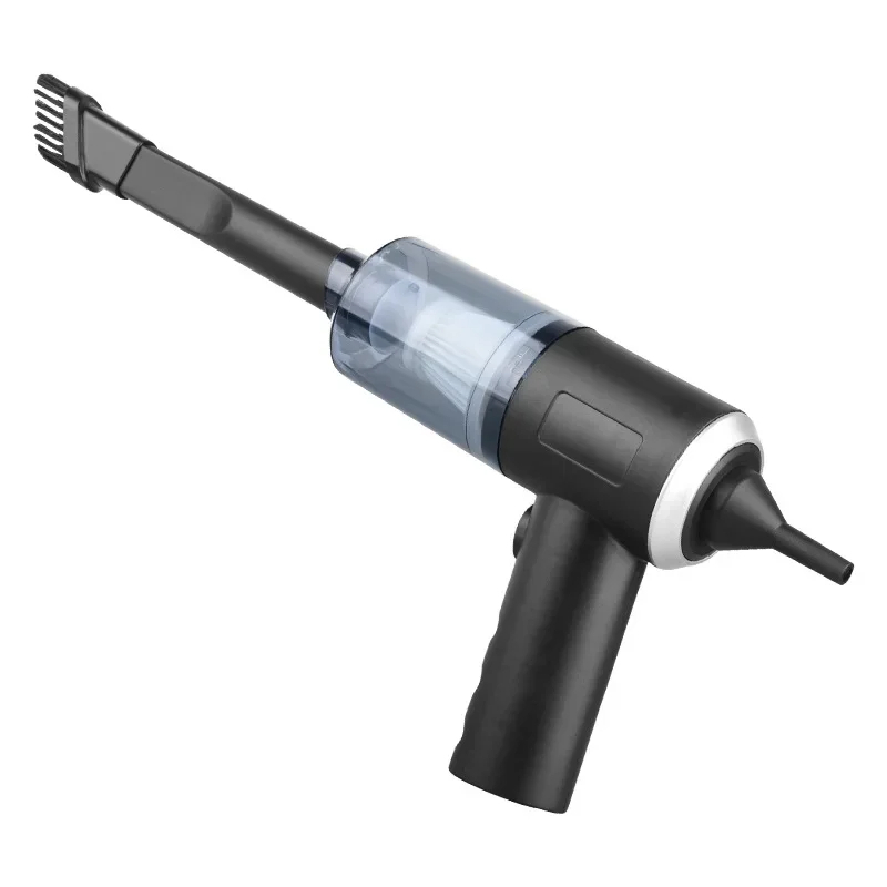 Mini Aspirador De Pó 3 em 1 Com Soprador Recarregável USB Premium Carro E Casa