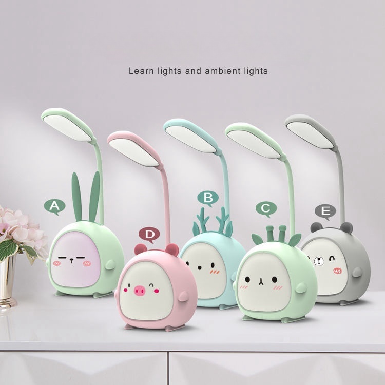 Abajur luminaria De Mesa Luz De Led Bateria Recarregavel Cabo USB  Fofa em Oferta na Shopee