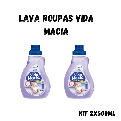 Sabão Líquido Bebê Vida Macia (Kits Promocionais)