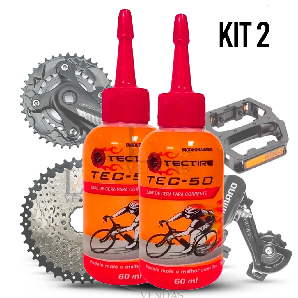 Kit 2 Óleo Lubrificante 60ml Para Corrente Bike Moto Manutenção Limpeza Lubrificação Anti-Corrosivo