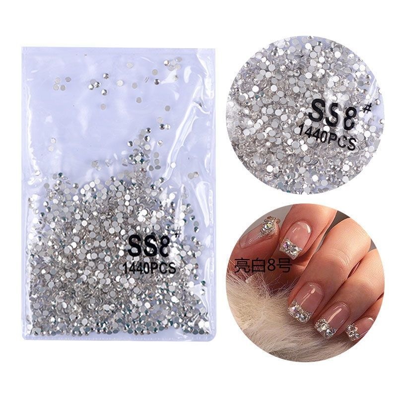 Cristal Strass Pedraria Brilhante para Decoração De Unhas Nails