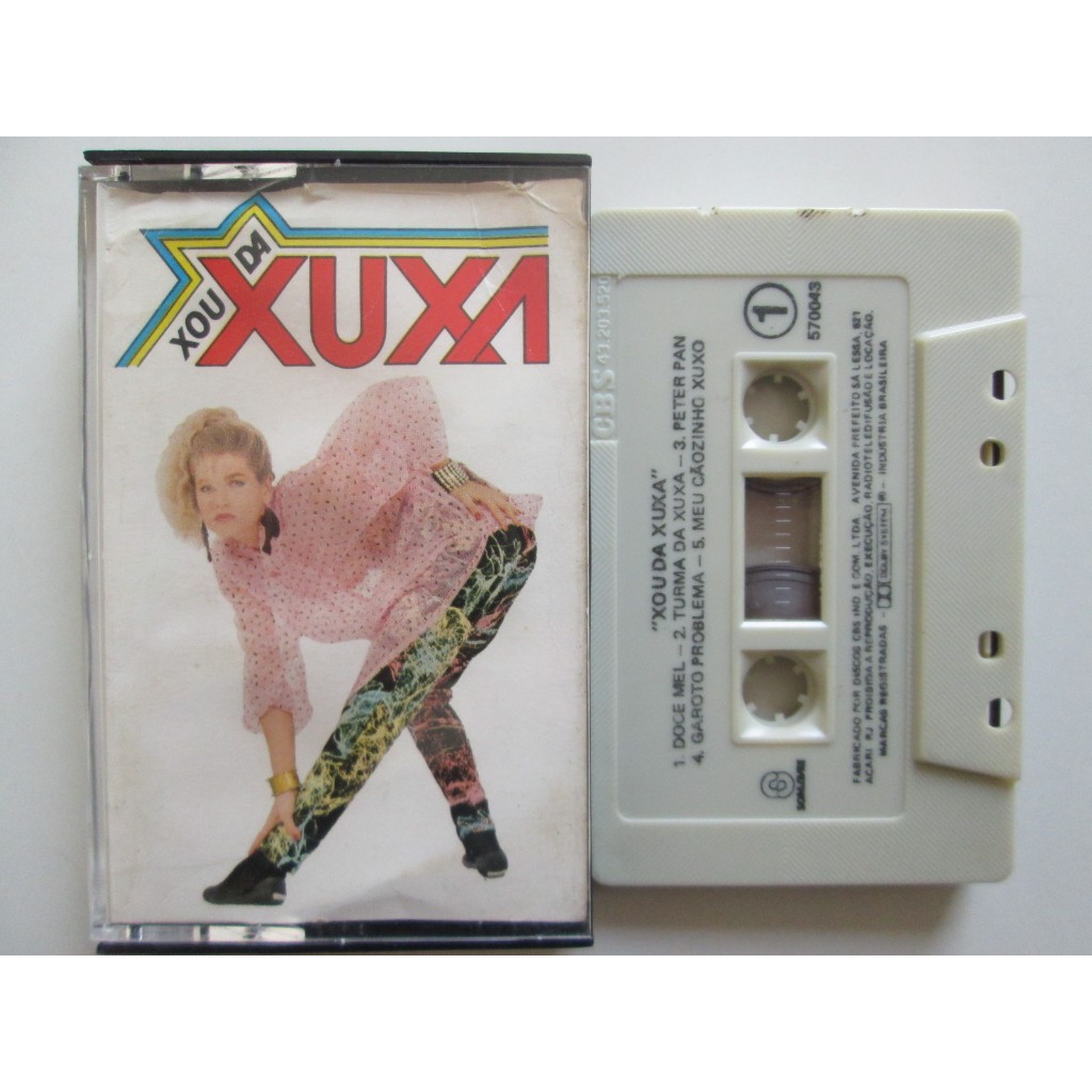 Fita K 7 / K7 / XUXA / XOU DA XUXA / Original Som/Livre / Fita Sem Mofo / Raríssima