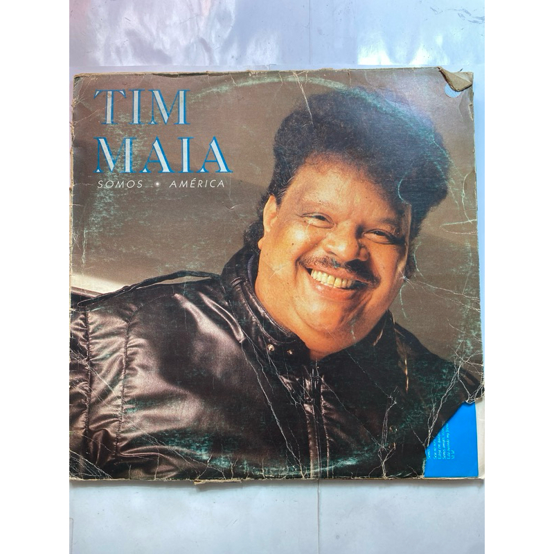 Disco de Vinil: Tim Maia- Somos América (Disco de 1987)