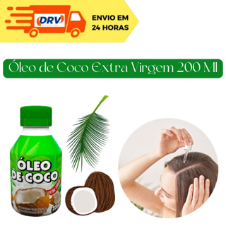Óleo de coco extra virgem 200 ml em Oferta na Shopee