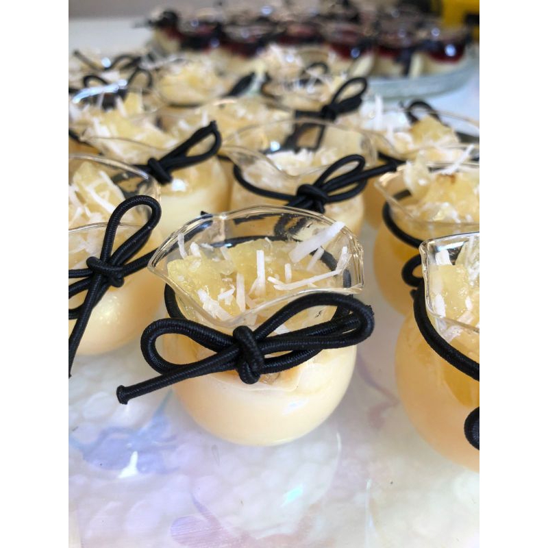 Pote ou vasinho de vidro para doce de colher (50 unidades / 25ml)