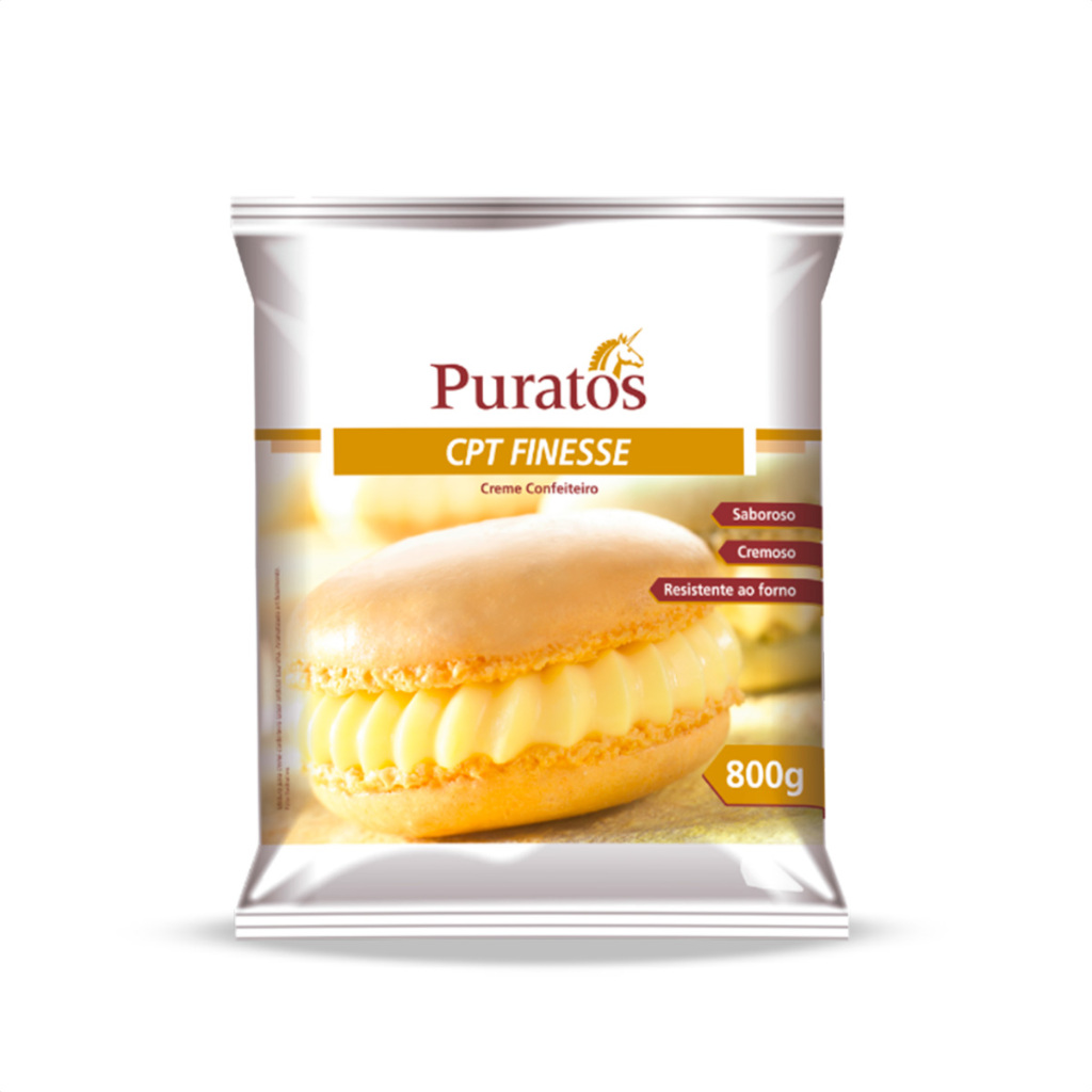 Mistura Creme Confeiteiro CPT Finesse 800g - Puratos