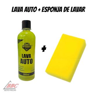 Shampoo automotivo Gitanes 500ml + Esponja lavadora em Oferta na Shopee