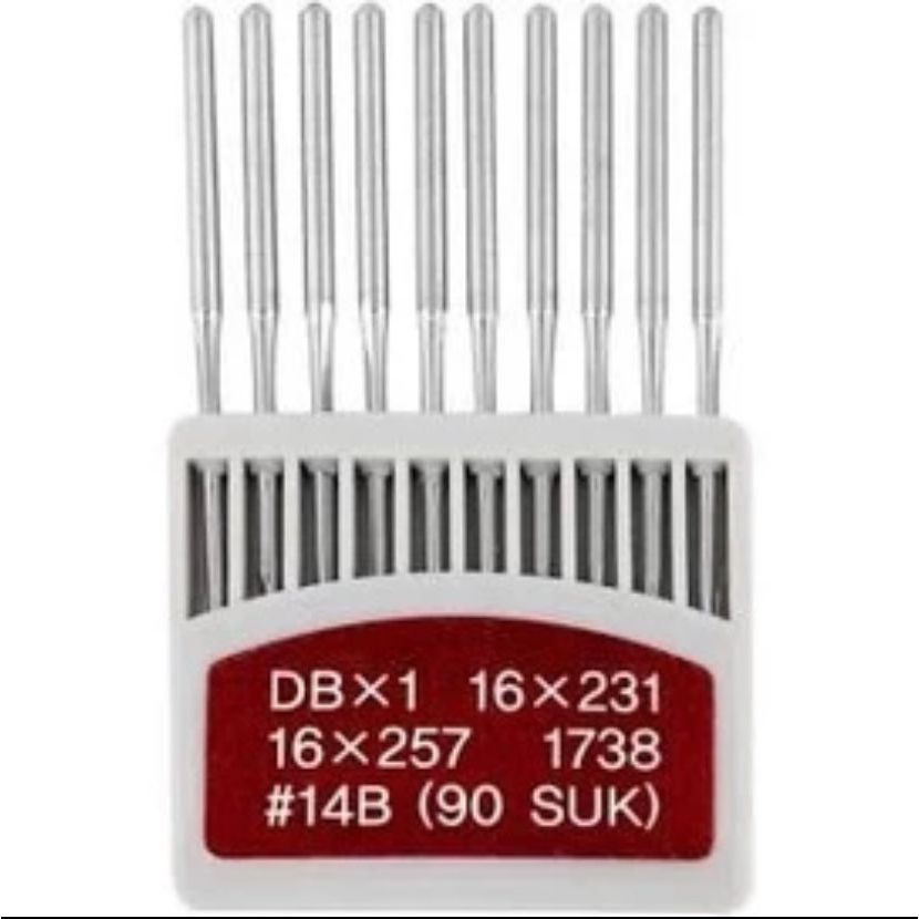 Agulha Costura Reta Cabo Fino Industrial Orange (DBX1) Ponta Bola - PROMOÇÃO em Oferta na Shopee