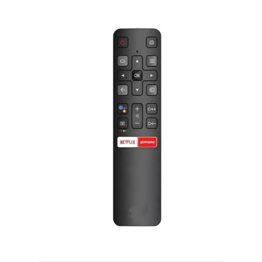 Controle Remoto Tcl Smart Tv Rc802v 55p8m Netflix/globoplay Compatível Tcl Android 43 50 55 Polegadas