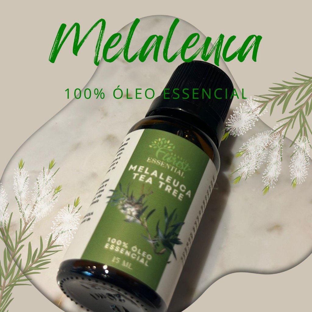 Imagem Óleo Essencial Melaleuca 100% Puro Florest Brasil