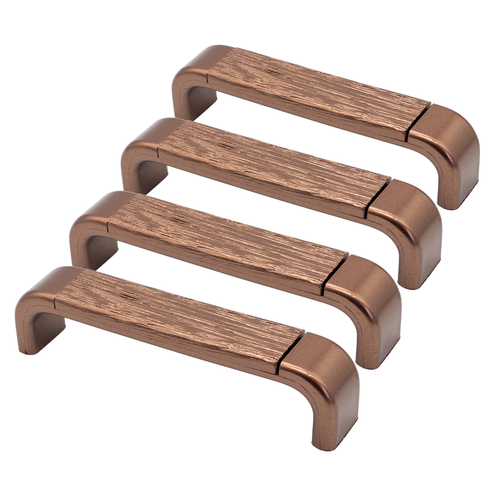 4 Unidades Puxador De Armário Cozinha Cristaleira Colonial Alça 96mm