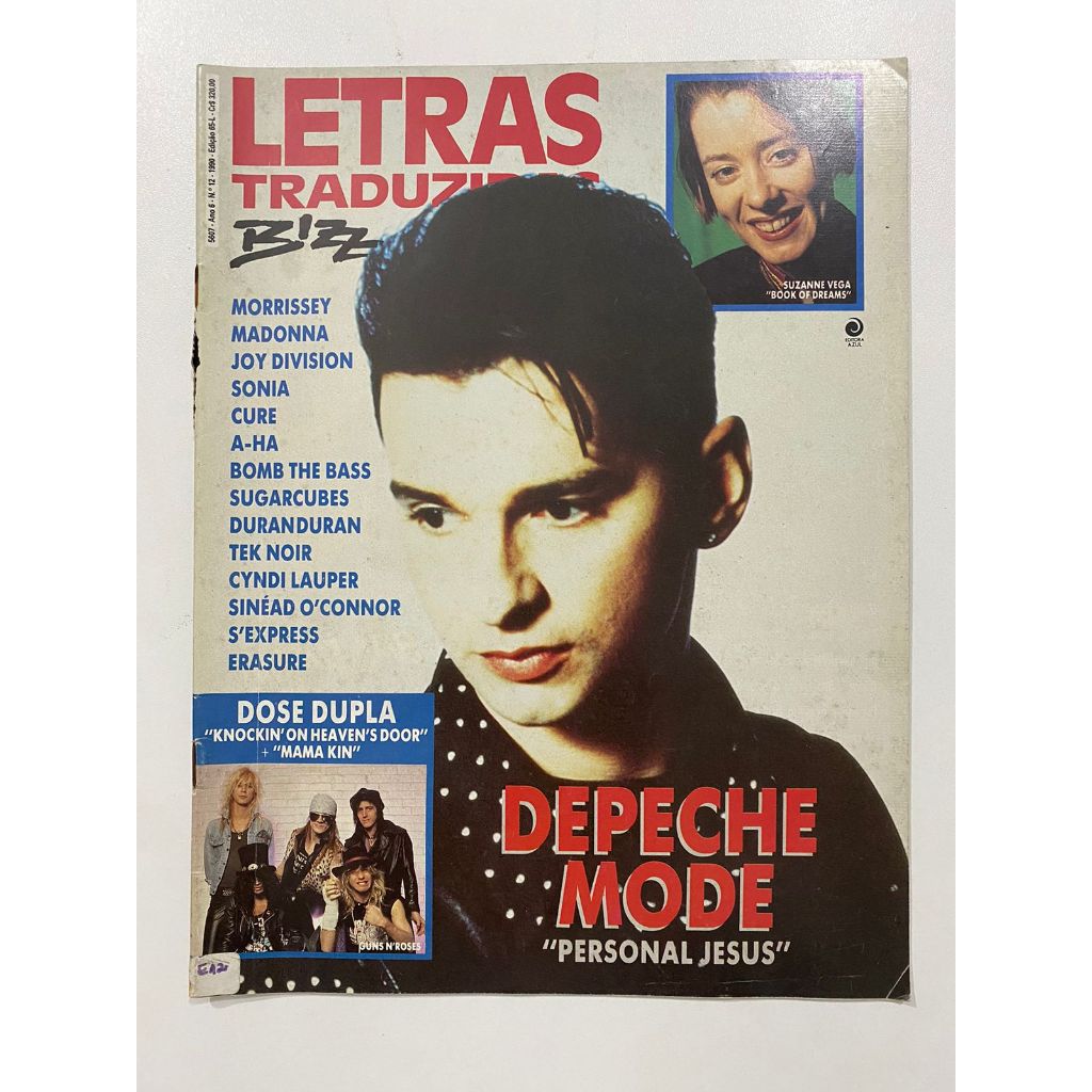 Revista Bizz 12 Letras Traduzidas Cyndi Lauper Madonna 10166