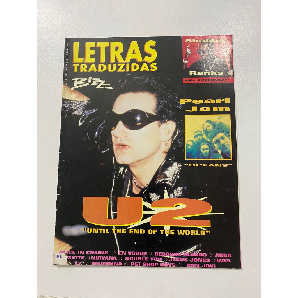 Revista Bizz 92 Letras Traduzidas Madonna Nirvana  Bon 10168