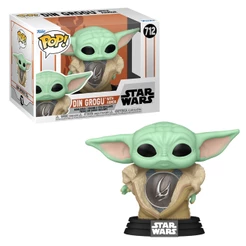 FUNKO POP STAR WARS THE MANDALORIAN - DIN GROGU WITH ARMOR 712 NOVO ORIGINAL