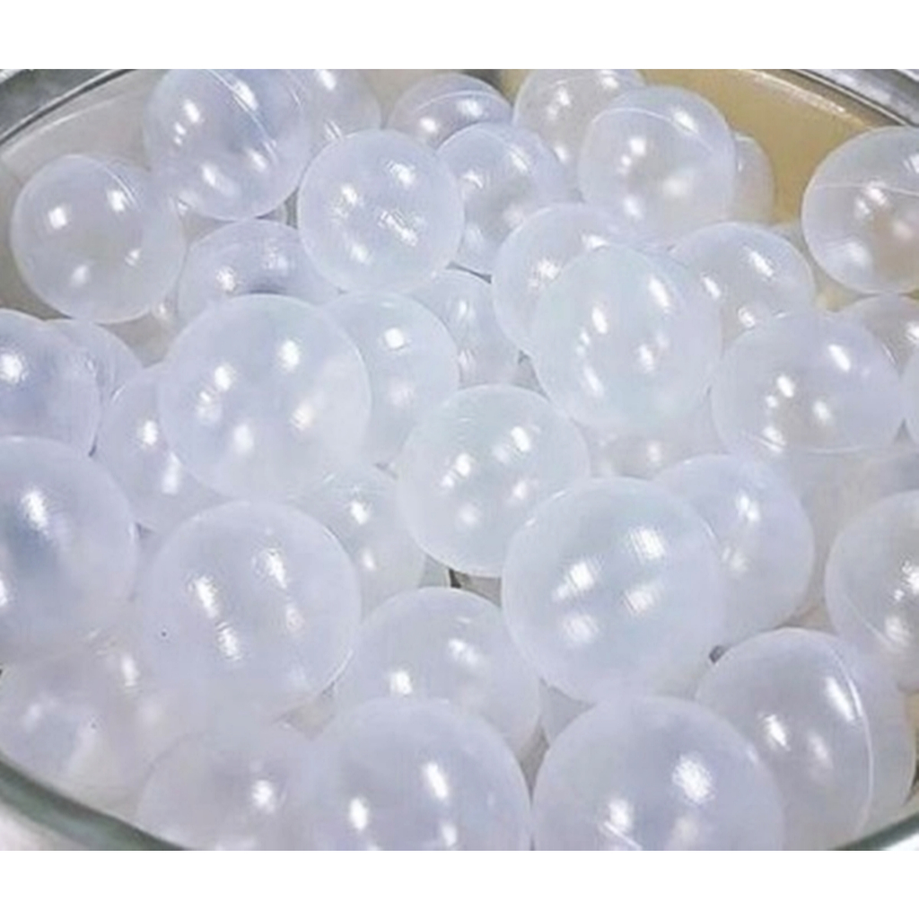 Bolinhas de Piscina Infantil Transparente Kit 50 Unidades Decoração em Oferta na Shopee