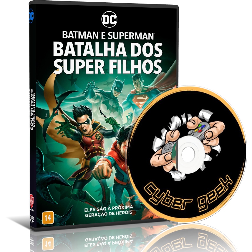 DESENHO - BATMAN E SUPERMAN BATALHA DOS SUPER FILHOS (DVD AUTORADO)