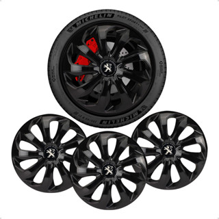 Jogo 4 Calota Aro 15 Esportiva Peugeot 206 207 208 307 308 em Oferta na Shopee