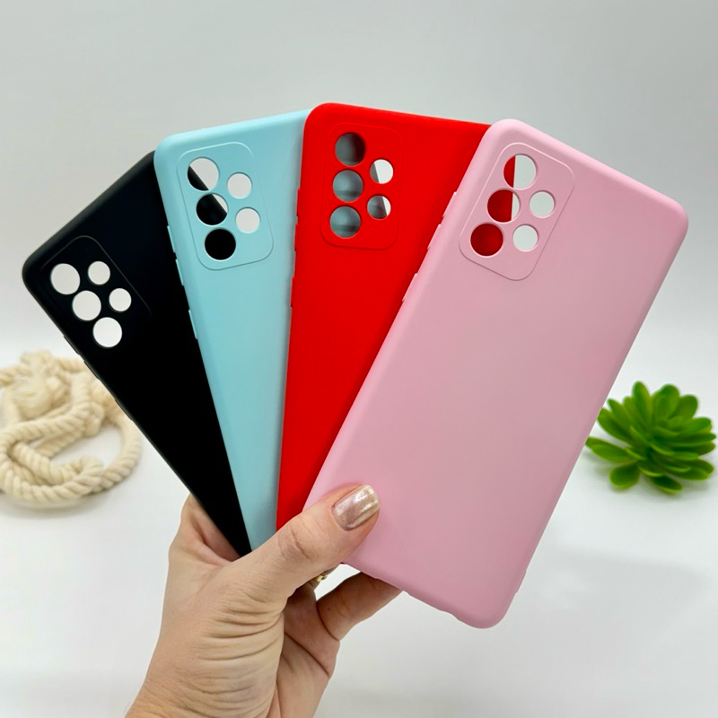 Capa Para Samsung Galaxy A52 Silicone Aveludada Capinha de Celular em Oferta na Shopee