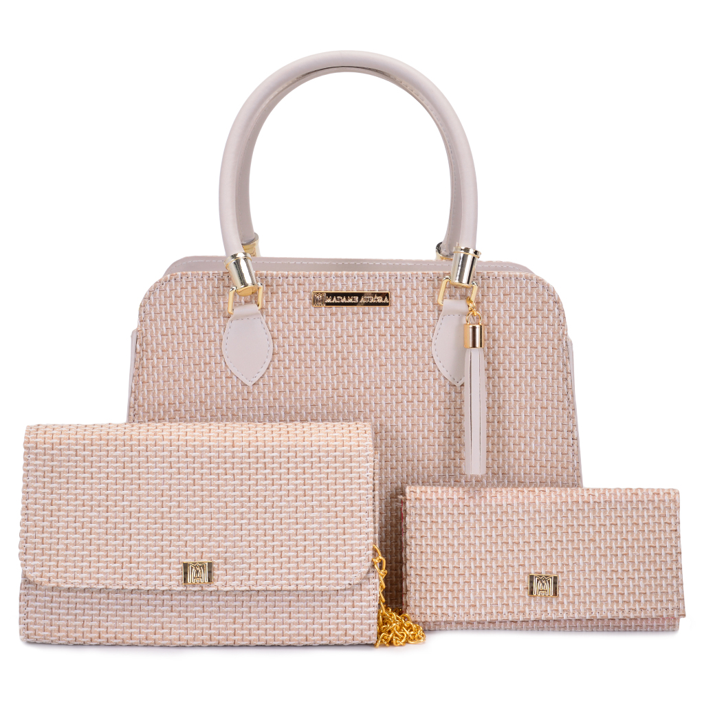 Bolsa Feminina Tote Executiva Transversal e de Ombro Kit + Balada Executiva + Carteira