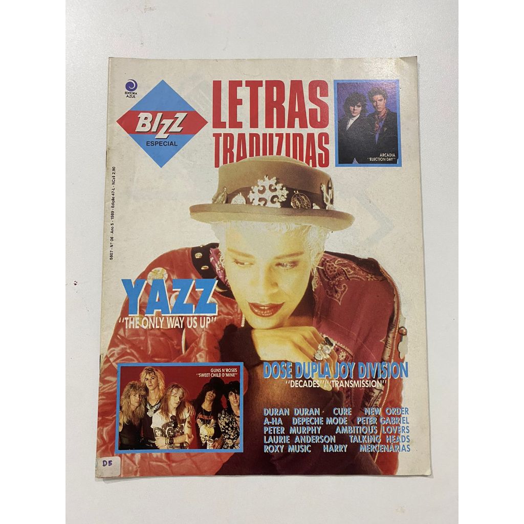Revista Bizz 47 Guns N Roses Peter Murphy Depeche Mode 10174