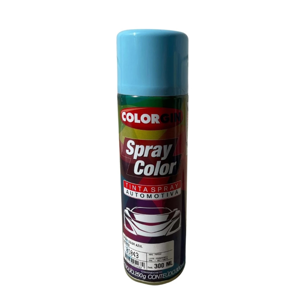 Spray Automotivo Azul Caiçara 300ml Colorgin