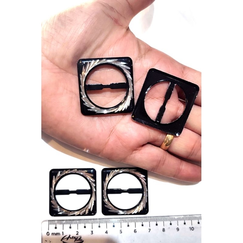 Fivela alumínio diamantada 100 peças em Oferta na Shopee