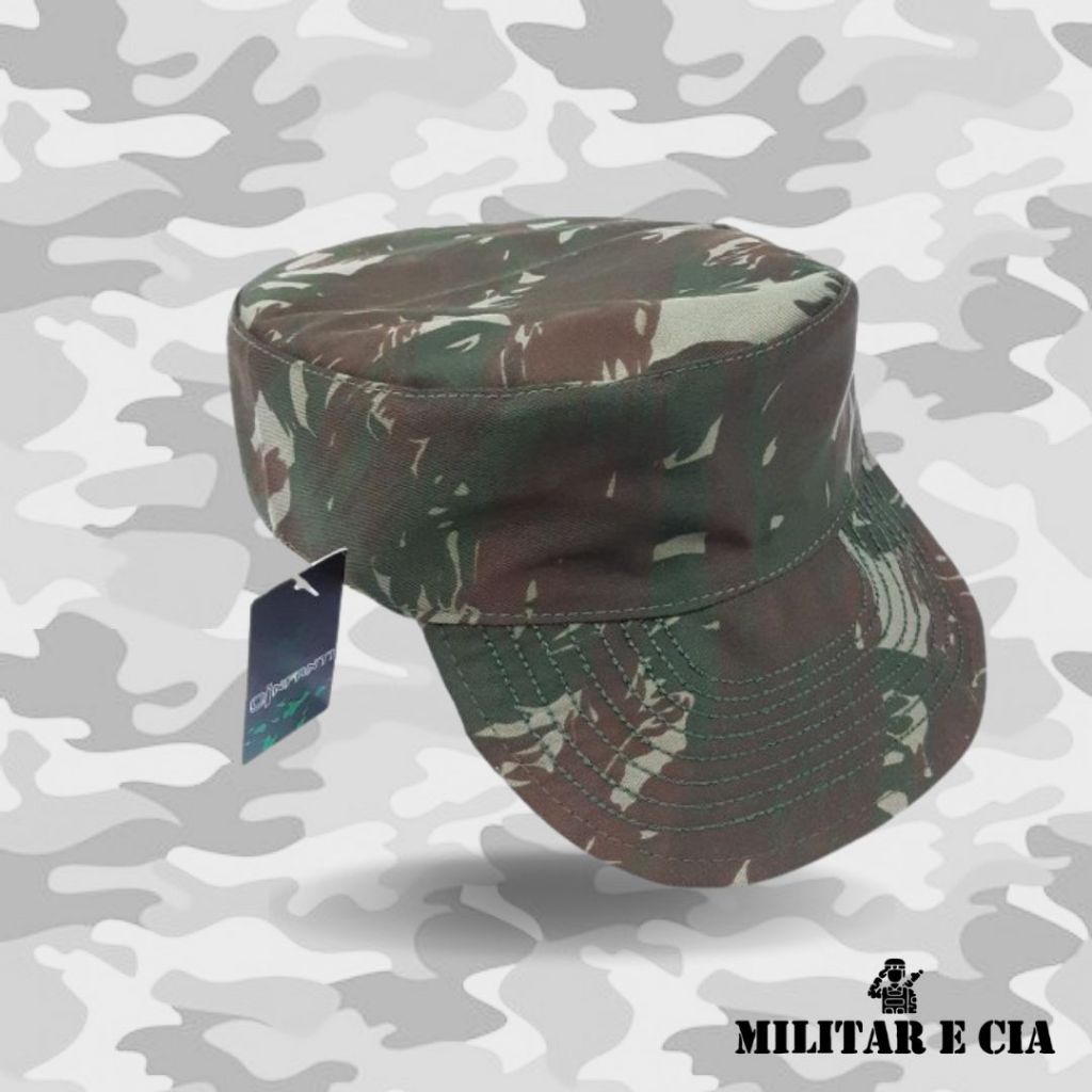 Boné Gorro Pala Dura Militar Camuflado