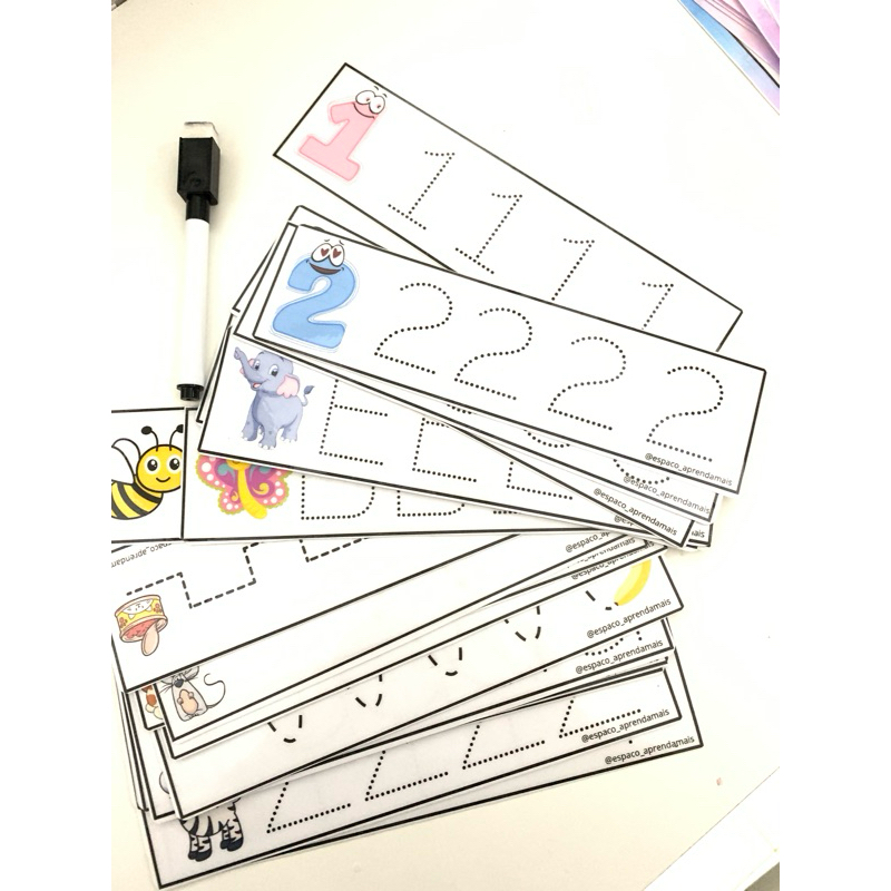 FICHAS PARA COORDENAÇÃO MOTORA -COMPLETA- PLASTIFICADAS