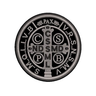 Patch Bordado - Medalha de São Bento em Oferta na Shopee