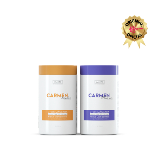 KIT BTOX Carmen Sensitive + Platinum 1KG Thermo Control Quaternizado