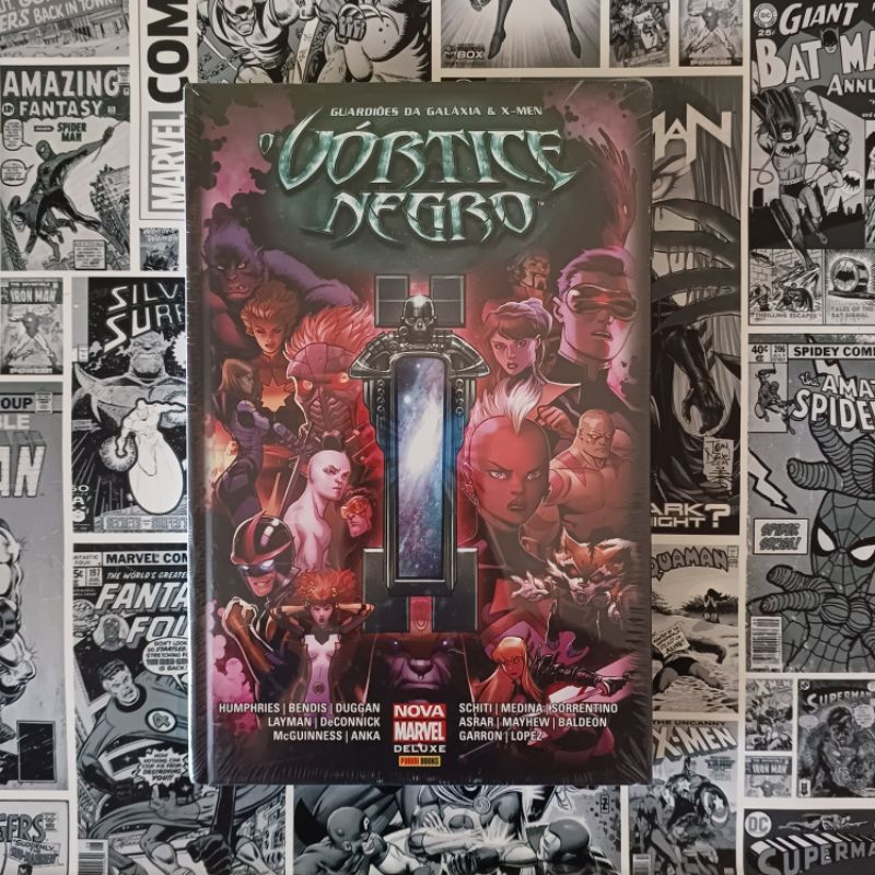 HQ - Guardiões Da Galáxia & X-Men - O Vórtice Negro NOVA MARVEL (DELUXE) (LACRADO) - QUADRINHOS - MARVEL COMICS