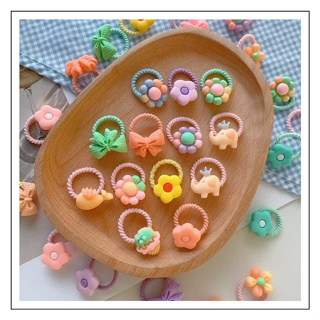 Kit 50 Mini Elásticos de Cabelo Xuxinha Rabicó Buchinha Com Aplique Infantil em Oferta na Shopee
