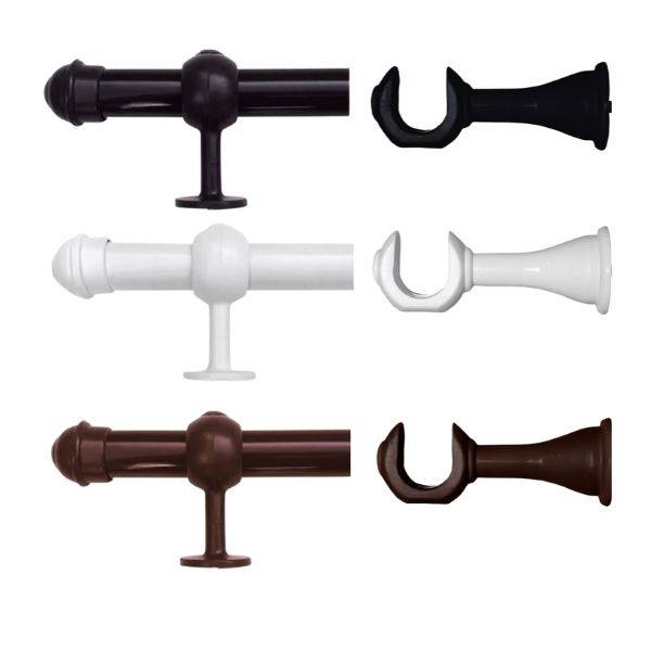 Varão de Madeira com 2,40 metros 19mm várias cores. em Oferta na Shopee