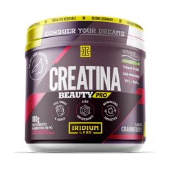 Creatina Beauty Pro 180g - Colágeno Verisol® + Ácido Hialurônico Haplex Plus® - Iridium Labs