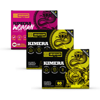 Kit Termogênico 2x Kimera Thermo 60 comps e Kimera Woman 60 caps - Iridium Labs em Oferta na Shopee