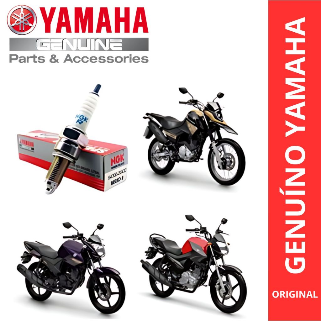 VELA DE IGNICAO NGK MR8D9 FAZER 150 FACTOR 125 XTZ 150 CROSSER 2014 A 2024