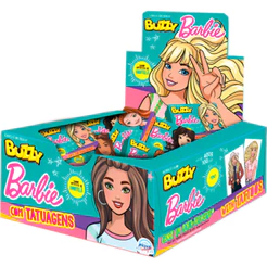 Chiclete Barbie Hortelã C/90un Buzzy